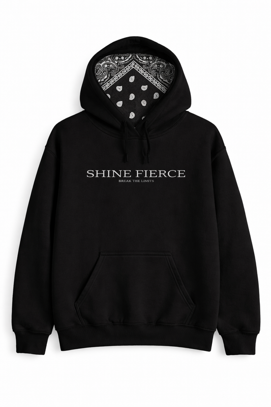 Shine Fierce - SF Hoodie - BLACK