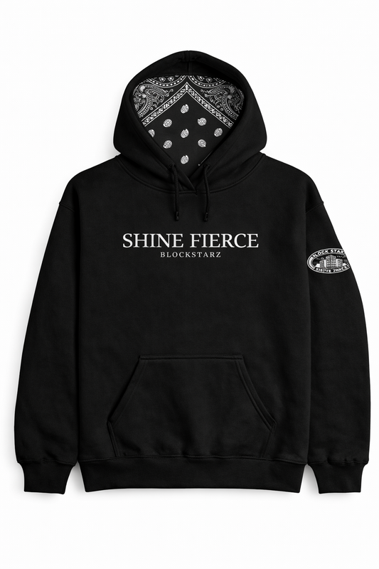 Shine Fierce - Classic Hoodie - BLACK